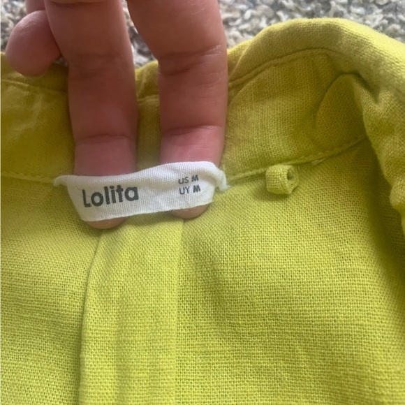 🌸Lolita Linen Collared Halter Top - Picture 4 of 8